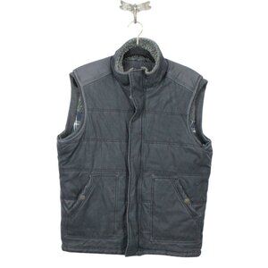 Fat Face Bodywarmer Padded Outdoor Quilted Jacket Vest Gray Size Medium